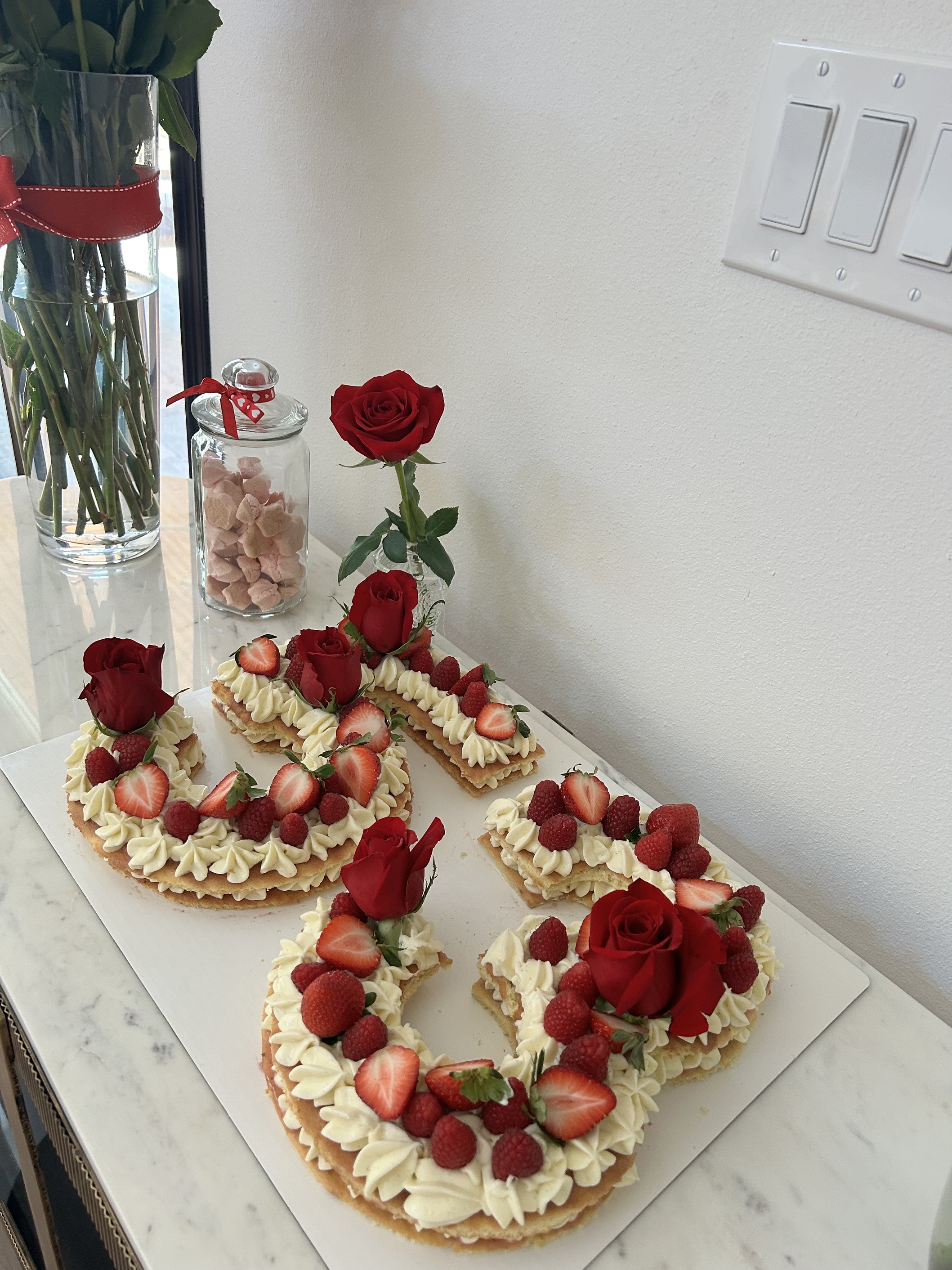 Number cake birthday